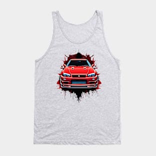 nissan skyline r34 gtr Tank Top